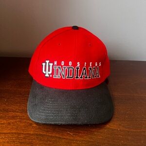 Indiana Hoosiers Red and‎ Black Cap NWT Vintage